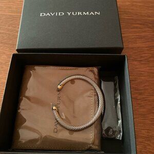 Authentic David Yurman Cuff - BLUE TOPAZ 5mm